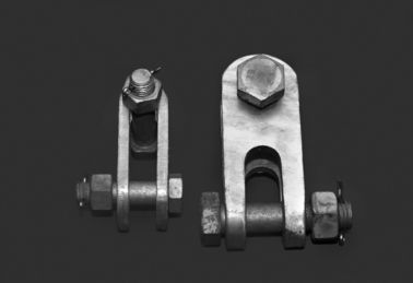 Stainless / Galvanized Steel Tension Hardware Fittings For Power Transmission